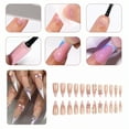 thumbnail image 5 of RAGUPEL 24Pcs Glue on Nails for Women,Glossy Design Stiletto Press on Nails,Dimensional Bow Press on Nails Long,Full Cover Nail Tips for Daily Life,Gatherings and Photo Shoots,Style1, 5 of 7