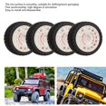 thumbnail image 3 of RC Car Tire, 4 PCS RC CAR TIRE ROUILES ROUILES HAUTS UTILISATION STRONGEMENTS 1/10 RC sur les pneus de route pour Tamiya, 3 of 7