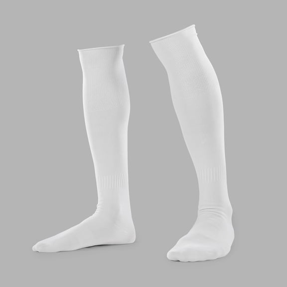 White Over The Knee Sport Socks