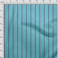 thumbnail image 3 of oneOone Cotton Jersey Turquoise Blue Fabric Pin Stripe Sewing Craft Projects Fabric Prints By Yard 58 Inch Wide, 3 of 4