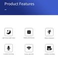 thumbnail image 6 of Bdday X6 HD Camera Wireless Wifi Night Vision Sports DV Camera Home Security Baby Protection Camera, 6 of 9