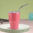 thumbnail image 2 of Tasse d'Eau en Acier Inoxydable avec Paille Détachable Tasse d'Eau avec Paille 60ml Tasse en Acier Inoxydable avec Couvercle à Paille Résistant à la Rouille, 2 of 5
