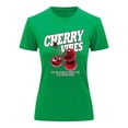 thumbnail image 3 of Playera Blusa De Cerezas Cherry Vibes Ropa Para Mujer Color Verde Talla Chica Marca Emil SaEs, 3 of 4
