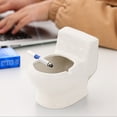thumbnail image 5 of Halloween Ashtray for Cigarettes, Ceramic Toilet Ashtray Funny Bathroom Decoration Novelty Smoking Ash Tray Creepy Desktop Ornaments Gag Gift for Party Men Women, 5 of 6