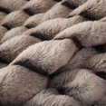 thumbnail image 4 of JML Faux Fur & Plush Fleece King Blanket, Double-Sided Patterns 3-Ply Heavy Thick Warm Plush Blanket For Winter, 85"x93", Lion & Brown, 4 of 7