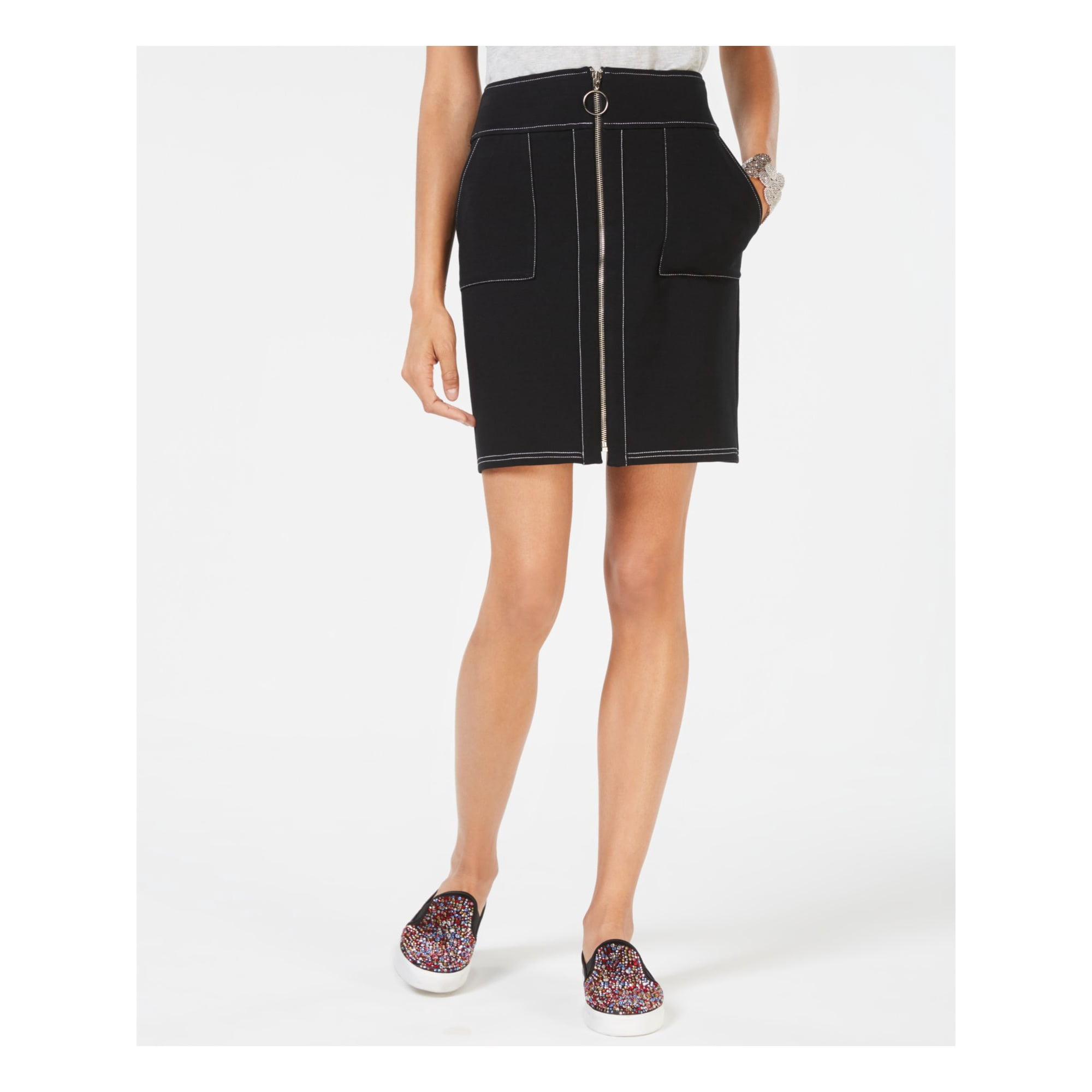 Black pencil skirt walmart outlet