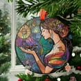 thumbnail image 2 of Scorpio Stained Glass Zodiac SunCatcher LightCatcher Scorpio Gift Window Hanging Ornament, Stained Glass Ornament 2025, Holiday Decoration, Seasonal Keepsake Gift, Unique, 2 of 5