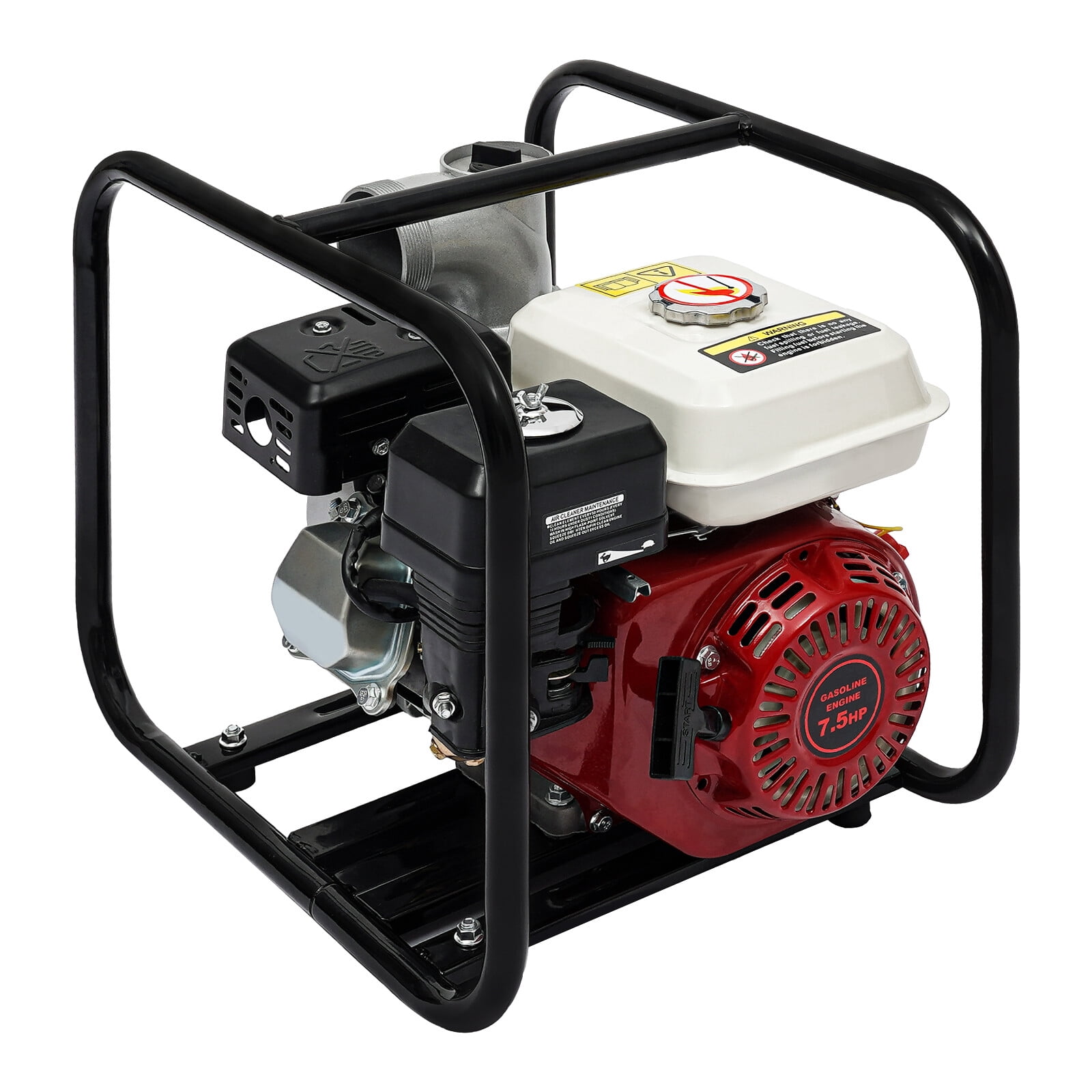3 Inch 210CC 264GPM Heavy Duty Semi-Trash Clean Water Pump Gasoline Engine 7.5hp