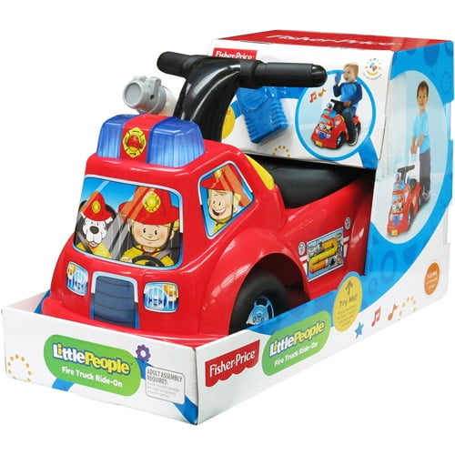 fisher price fire truck ride on