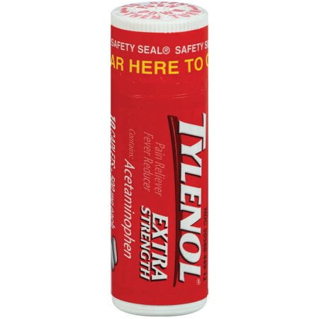 Tylenol Extra Strength Pain Reliever Fever Reducer Caplets, 10 ct
