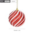 thumbnail image 3 of Bola de Navidad de oro rosa Bola de Navidad Decoración navideña 2025 Adornos de bolas de Navidad Decoraciones colgantes para árboles de Navidad Color, 3 of 5