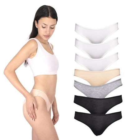 

Dominant Women s Cotton Bikini Brief Underwear 7Pack (S Earth Pattern)