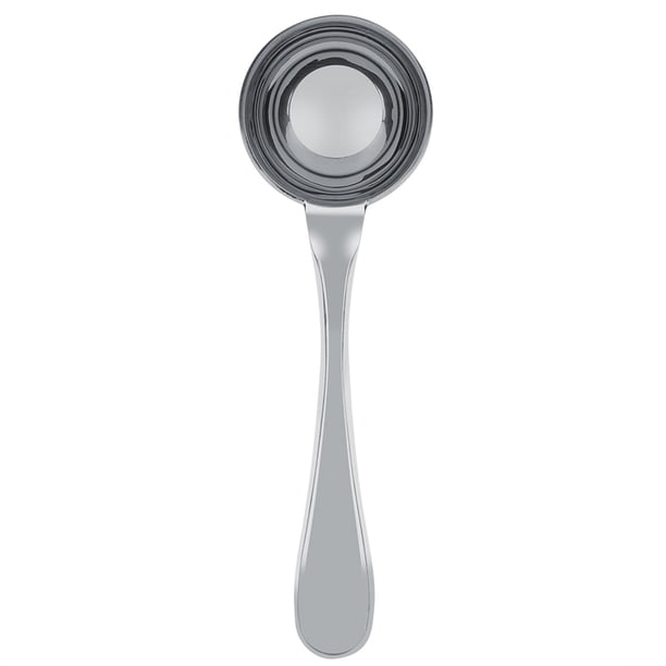 Cuchara medidora de acero inoxidable con mango largo para té y café (15 ml)