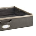 thumbnail image 6 of ClosetMaid Fabric Organizer Multiple Item Storage Zip Bag, Charcoal (4 Pk), 6 of 7