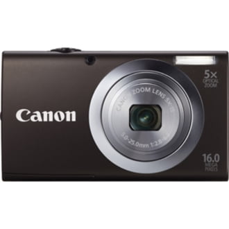 Canon PowerShot A2400 IS 16 Megapixel Compact Camera, Black 
