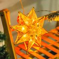 thumbnail image 6 of Xuniizn Star Tree Topper, Shatterproof LED Star with Remote Control, 8 Lighting Modes for Indoor Outdoor Christmas Holiday Party Decor, Plastic, White, 6 of 7