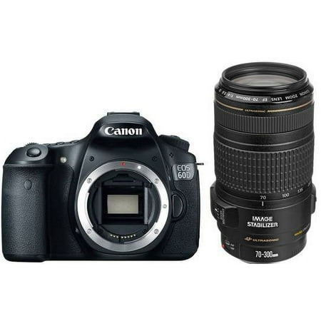 Canon EOS 60D DSLR w/Canon 17-85mm & 70-300mm Lenses Bundle