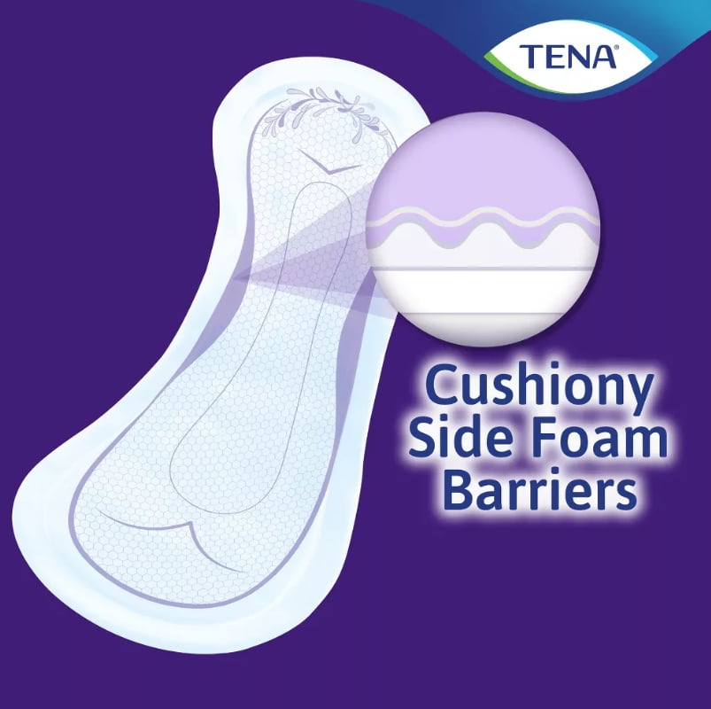 TENA Intimates Bladder Control & Postpartum for Women Incontinence Pads - Overnight Absorbency - 45 Count