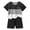 Black, variant on Kids Boy Clothes Colorful Short Sleeve T-Shirt Tops Casual Shorts Pullover Baby Boy Summer Clothes Boys Clothes 3-4 Years Cute&nbsp;Boy&nbsp;Clothing