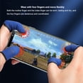 thumbnail image 4 of Methold 2 Pieces Fingertip Sleeves Nylon Stretch Protectors Tablets Accessories Covers Smartphones Controller Boys Game Gamers Girls Type3 NO3, 4 of 6