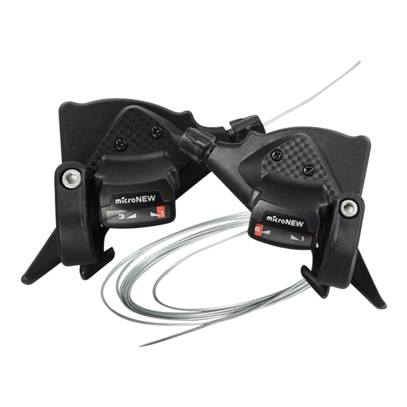 Lutabuo Micronew Mtb Bike Shifter 3 X 7 8 9 10 11 Speed Gear Lever Set With Shift Cables Multicolour 8 Speed
