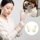 thumbnail image 3 of Qarigey 1 par de guantes sin dedos, ropa de punto, mitones con orificio para el pulgar, calentadores de manos, regalos de navidad, accesorios de guantes y mitones blanco Qarigey AP009708-03B, 3 of 6