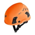 thumbnail image 2 of Dualoai Climbing Helmet Shock Absorbing Hardhat for Skateboard Mountaineering orange, 2 of 9