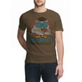 thumbnail image 3 of Tee Luv Mr Owl How Many Licks Tootsie Roll Pop Candy Brown Heather Shirt (Men's) (L), 3 of 9