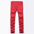 thumbnail image 3 of Men's Trend Ripped Nostalgic Denim Trousers - Fashionable and Durable for Daily Wear, 3 of 7
