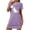 Purple, variant on Aboser Petite Nightgowns for Women Cute Cat Graphic Nightdress Short Sleeve Crewneck Sleepwear Comfort Soft Short Pajama Dress Casual Loose Fit Lounge Night Gown