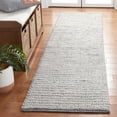 thumbnail image 2 of SAFAVIEH Martha Stewart Natura Striped Runner Rug, Ivory/Grey, 2'3" x 9', 2 of 8