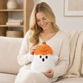 thumbnail image 5 of Halloween Pumpkin Ghost Plush Doll, 11.81 in Cute Spooky Stuffed Character Toy, Soft Pumpkin and Ghost Plushie for Party Favors, Home Decor and Halloween Gift，B, 5 of 8