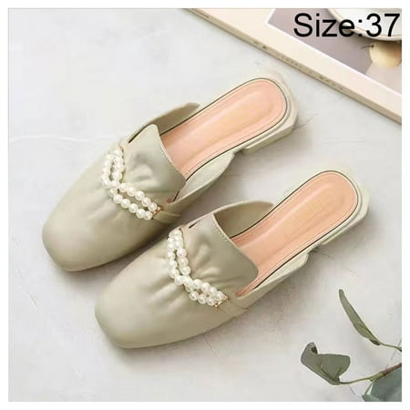 

Lightweight Slippers Comfort Casual Slippers Canvas Slip-On Flat Shoe