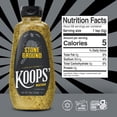 thumbnail image 2 of Koops' Mustard Gluten-Free, Kosher, Made in USA, From Quality Mustard Seeds, Creamy and Traditional Bavarian Recipe (12 Ounce , Stone Ground), 2 of 7