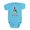 Turquoise, variant on CafePress - Beagle Christmas - Cute Infant Bodysuit Baby Romper - Size Newborn - 24 Months