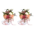 thumbnail image 3 of Ramo de flores artificiales Billuyoard Rosa 2Conjunto, 3 of 6