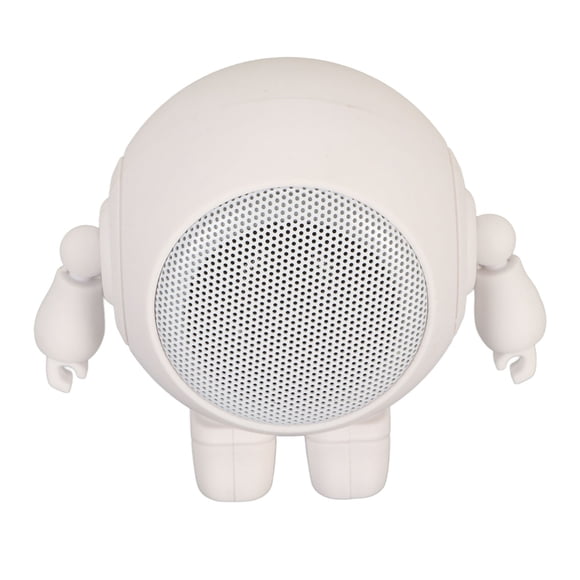 Portable Robot Shape Speaker with Built in Mic, 1000mAh Dual Speaker Connection Mini Speaker for Home Outdoor Party