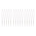 thumbnail image 1 of 15 Uds agujas para rebordear agujas abiertas medias de acero inoxidable para DIY collar Manual hilo costura alfileres, 1 of 5