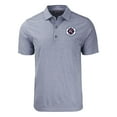 thumbnail image 2 of Men's-Cutter & Buck  Heather Navy New England Revolution Big & Tall Forge Eco Heather Stripe Stretch Recycled Polo, 2 of 3