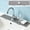 Gray, variant on Long Narrow Silicone Trivet & Drying Pad, Elevated Texture Avoid Standing Water, No-Scald Protect Wooden And Stone Countertops