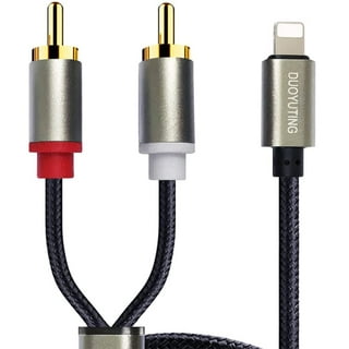TureClos 1.5m 3.5mm Jack Plug Male to 3 RCA Adapter to RCA Male Audio Video  AV Cable Wire Cord for Android TV Box