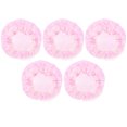 thumbnail image 1 of KAKOWELY Ensemble de 5 Pcs Filet Invisible Ornements pour Cheveux Filet à Cheveux Accessoires pour Femmes Filles (Rose), 3.94"X3.94"X0.2 Pouces, 1 of 5