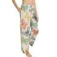 thumbnail image 2 of Xecao Butterfly Women's Straight Lounge Pajama Pants: The Epitome of Relaxed Sleepwear, 2 of 9