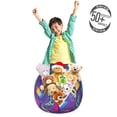 thumbnail image 3 of Movie Storage Toy Bag Chair, Modern Glasses 3D Style Cinema Entertainment Watch Big Screen Futuristic Concept, Stuffed Animal Organizer Washable Bag, Small Size, Multicolor, by Ambesonne, 3 of 3