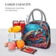 thumbnail image 5 of Disketp Colorful Ocean Sea Turtle Bolsa Térmica para Almuerzo, Lonchera con Abertura Amplia y Gran Capacidad, Organizador Reutilizable para Mujeres, Hombres y Adultos, 5 of 6