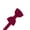 Burgundy, variant on Satin Bow-Tie in Charcoal