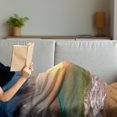 thumbnail image 3 of Seascape Soft Flannel Fleece Throw Blanket, Panorama of Sunset over Ocean Horizon and Sand Beach Fluffy Clouds in Sky, Cozy Plush for Indoor and Outdoor Use, 50" x 60", Multicolor, by Ambesonne, 3 of 5