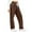 Coffee, variant on Erwazi Womens High Waisted Joggers Sweatpants Solid Color Casual Pants Athletic Drawstring Waist Spring Fall Outfits with Pockets