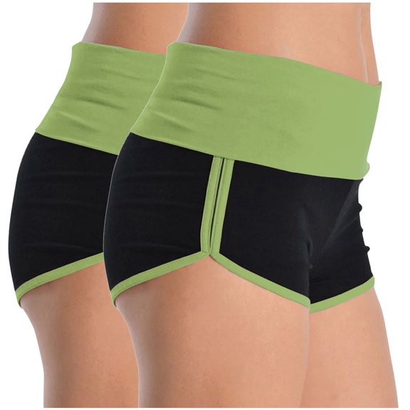 fheaev Athletic Shorts For Women Gym Yoga Short Workout Short Elastic Waist Running Shorts Comfy Shorts Cute Clothes Outing Shorts Pants Casual Summer Short For Women