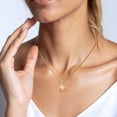 thumbnail image 5 of 14K Solid Yellow Gold Football Helmet Necklace Charm Sports Pendant, 5 of 8